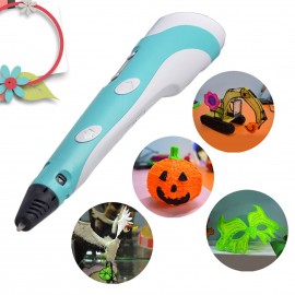 3D Printing Pen Adjustable Speed Temperature LED Display ABS Pen Holder with 1 Roll 10m PLA Filament for Drawing Painting Art Craft Making 3D Modeling Children Education Birthday Christmas Gift Toy