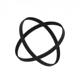 GT2 Closed-Loop Timing Belt Rubber Synchronous Belts W=6mm L=110/112/158/200/280/400/610/852/1220mm 3D Printer Parts Kits Pack of 2pcs