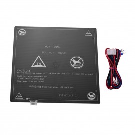 12V 3D Printer Hot Bed Heating Platform Heatbed Aluminum 300 * 300 * 3mm with Hot-bed Wire Cord for Anet E12 3D Printer Upgrade Suppliers(1pcs)