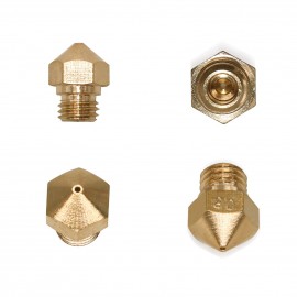 3D Printer Nozzles Maintenance Tool Kit MK10 M7 Thread Extruder Brass Nozzle 0.2/0.4/0.6/0.8/1.0mm Print Head with Cleaning Needles Wrench for 3D Printer