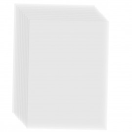 FEP Film Transparent Release Film Sheet 280*200mm Thickness 0.1mm High Transmittance Strength Compatible with Wanhao D8 D7 DLP Photon SLA UV Resin 3D Printer, 10pcs