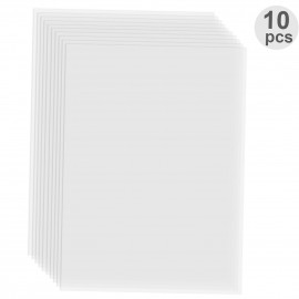 FEP Film Transparent Release Film Sheet 280*200mm Thickness 0.1mm High Transmittance Strength Compatible with Wanhao D8 D7 DLP Photon SLA UV Resin 3D Printer, 10pcs