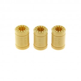 6pcs LM8UU RJMP-01-08 Solid Polymer Bearing 8mm Shaft Plastic Linear Bearing for 3D Printers
