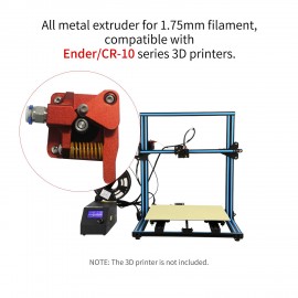 CR10 PRO All Metal Extruder Aluminum Alloy Extruder Block Compatible with Ender-3/Ender-3 Pro/CR-10/CR-10S Pro 3D Printer with 42 Stepper Motor