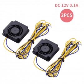 2pcs Blower Fan Brushless Cooling Fan 40*40*10mm DC 12V Compatible with CR-10/CR-10S/CR-10 S4/CR-10 S5 3D Printer Extruder Hotend