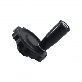 3D Printer Parts Black Aluminum Alloy Hand Wheel 62mm Diameter with Bakelite Handle Machine Tool for T8 Lead Screw