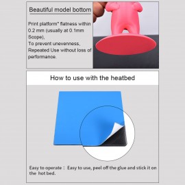 3D Printer Platform Ultrabase Heat Bed Build Surface Glass Plate for Ender 3 Upgrade Parts MK2 MK3 Hotbed Sticker Compatible with CR10/CR10S PRO/Anycubic MEGA-X 310x310mm