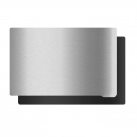 Flexiable Build Plate Surface Spring Steel Platform Removal Spring Steel Sheet with Magnetic Base for SLA/DLP Resin Printing Elegoo Saturn 3D Printers 196x126mm