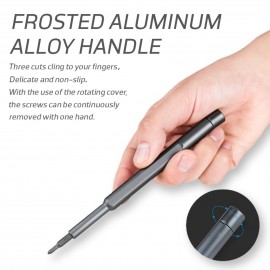 Multi-Purpose 24pcs Magnetic Screwdriver Kit with Detachable Handle Tools for 3D Printer Mobile Phone Smartphone Game Console Tablet PC Furniture Bicycle Outdoor Repair