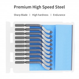 Trimming Tool Deburring Trimming Cutter Burring Remover High-speed Steel Blade for 3D Printer Model Art Sculpture Carving Sculpting Shaping Modeling Cleaning
