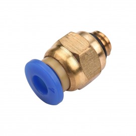 3D Printer Kit PTFE Tubing Hose Pipe 5Pieces with 10 Pieces PC4-M6 Fittings and 10 Pieces PC4-M10 Fitting Connector for 3D Printer 1.75mm Filament