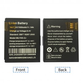 7.4V 1500mAh Lithium Battery Rechargeable Li-ion Battery Compatible with POS-5805DD Thermal Printer