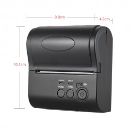 POS-8001DD 80mm Mini Portable Wireless USB Thermal Printer Receipt Bill Ticket POS Printing for Android iOS Windows