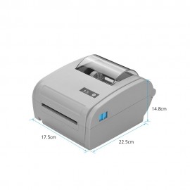 9210L Multifunction Desktop 110mm Thermal Paper Printer Barcode Label Printer USB BT   Communication Interface Label Maker for Warehousing Manufacturing Industry Specimen Marking Price Tag Printing EU Plug