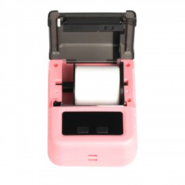 Portable Thermal Printer Handheld Label Printer 203dpi Support 20-50mm Paper Width Multiple Language Print Use with APP for Jewelry Clothes Tag Comaptible with Android iOS Smartphone