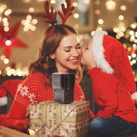 Portable Thermal Printer Handheld Label Printer 203dpi Support 20-50mm Paper Width Multiple Language Print Use with APP for Jewelry Clothes Tag Comaptible with Android iOS Smartphone