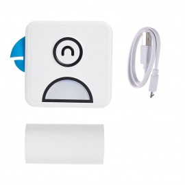 L1 Pocket Thermal Photo Printer 200dpi Portable BT Wireless Receipt Label Sticker Maker for Work Plan Memo Study Notes Lists Journal Printing Compatible with Android iOS Smartphone