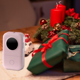 Portable Label Printer Wireless Thermal Printer 203dpi 6/12/14/15mm Label Width BT Connection with APP Support Multiple Languages with 3 Roll Label Paper for Home Office Organization Jewelry Cable Wire