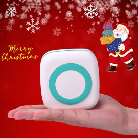 Mini Pocket Printer BT Wireless Portable Instant Mobile Printer 57mm Thermal Paper Receipt Label Sticker Memo Photo Picture Printing Compatible with Android iOS Smartphone Windows