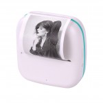 Mini Pocket Printer BT Wireless Portable Instant Mobile Printer 57mm Thermal Paper Receipt Label Sticker Memo Photo Picture Printing Compatible with Android iOS Smartphone Windows