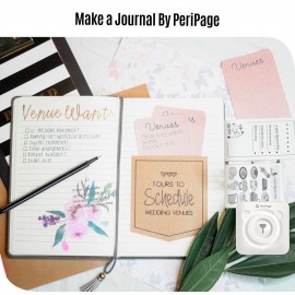 A6 Mini Pocket Printer HD 304DPI Wireless BT Thermal Printer Picture Photo Label Memo Notes Journal Receipt Paper Instant Printer Sticker AR Photo Function Inkless Printing Compatible with Android iOS Smartphone Windows