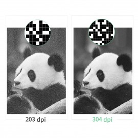 A6 Mini Pocket Printer HD 304DPI Wireless BT Thermal Printer Picture Photo Label Memo Notes Journal Receipt Paper Instant Printer Sticker AR Photo Function Inkless Printing Compatible with Android iOS Smartphone Windows