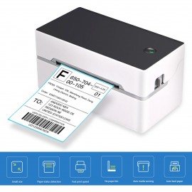 Desktop Shipping Label Printer High Speed USB Direct Thermal Printer Label Maker Sticker 40-80mm Paper Width for Shipping Postage Barcodes Labels Printing Compatible with Amazon Ebay Shopify FedEx USPS Etsy