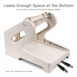 Shipping Label Holder for Rolls and Fan-fold Stack Labels Paper Holder Bracket Stand Work with Desktop Thermal Shipping Label Printer