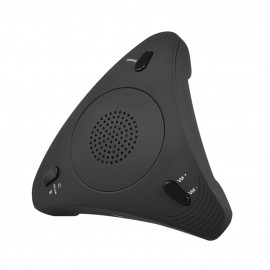 USB Desktop Computer Conference Omnidirectional Condenser Microphone Mic Speaker Speakerphone 360° Audio Pickup Plug & Play for Business Video Meeting