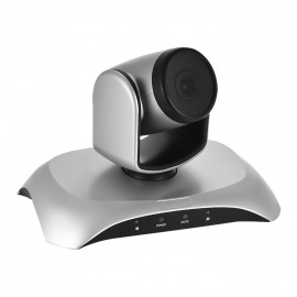 1080P HD Conference Camera USB Plug & Play 3X Zoom 360° Rotation with Remote Control Power Adapter for Video Meetings Training Teaching