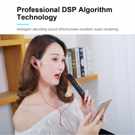 USB Microphone Condenser Computer PC Mic with Tripod Stand Multiple Sound Pickup Modes for Meeting Streaming Podcasting Vocal Recording Video Calling Compatible with Windows OS Vista