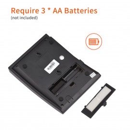 Corded Phone Desk Landline Telephone Wall Mount Fixed Support Hands-Free Redial Flash Speed Dial Ring Volume Control with 16-digit Backlight LCD for Hotel Office Business Home