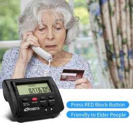 Call Blocker for Landline Phones Telephone 2000 Caller ID Box Blocking One Touch Number Block Device Block Unwanted Robocalls and Nuisance Calls