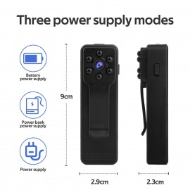 Mini Digital Camera 1080P Video Audio Recorder Micro Cam Napshot Loop Recording Camcorder Motion Detection Support TF Card for Sports Home Office Interview Accompanying Recorder Christmas Gift