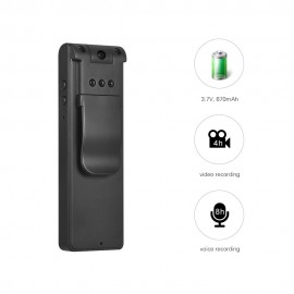 E580 Mini Digital Camera Recorder Video Voice Recording Pen 1080P HD with 180° Rotatable Camera Motion Detection Loop Recording Night Vision for Home Office