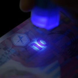 Multi-function UV Light Money Counterfeit  Detector Pen Mini Banknote Tester Pen Currency Cash Checker Money Fake Dollar Marker for US Dollar Euro Pound Yen Korean Won