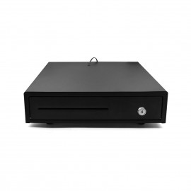 Heavy Duty Cash Drawer Four-Grid Three-Gear POS Cash Register Drawers Cashbox  with Money Tray and Lock RJ11 Interface Smart POS System