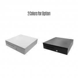 POS Cash Register Drawers Cashbox Five-Grid Three-Gear RJ11 Interface Cash Drawer with Money Tray and Lock Movable Coin Tray Smart POS System