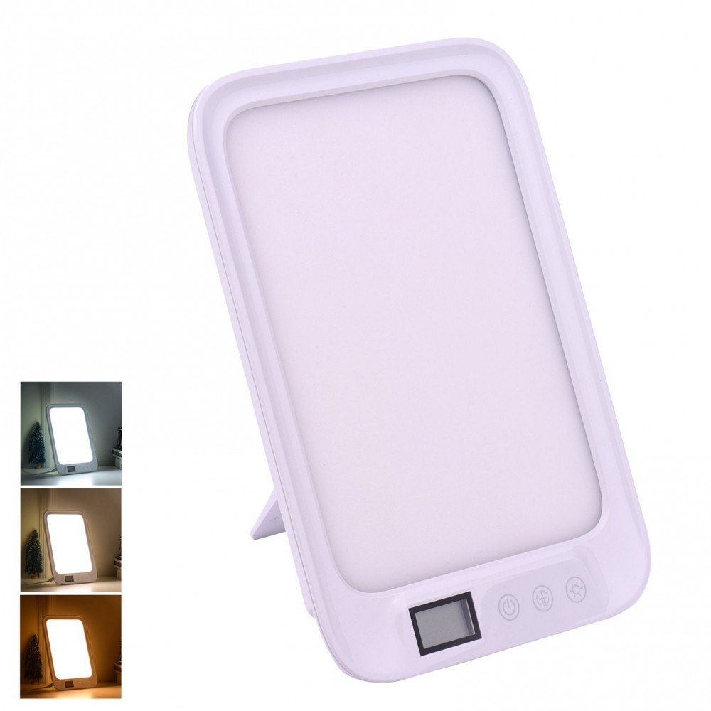 Light Lamp LED Sunlight Touch Control Stepless Dimming Timing/6 Level Adjustable Brightness Max 22600 Lux with Sunset Mode for Bedroom Living Room Office