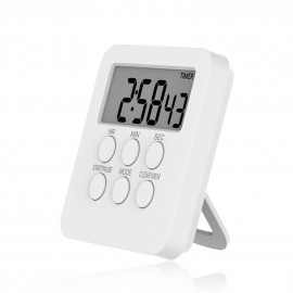 Digital Timer Clock Magnetic Cooking Countdown Alarm 24 Hours with LCD Screen Mute Mode for Studying Sports Office Classroom Library