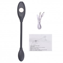 Rechargeable Book Light Clip-on Reading Light Eye-Care LED Light 3 Color Temperature Stepless Dimming with Magnet for Bookworms Kids