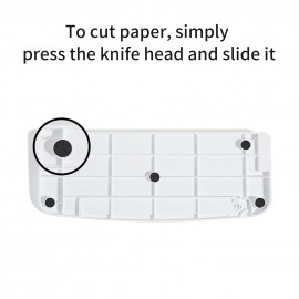 JIELISI Mini A5 Paper Trimmer Cutter Desktop Paper Cutting Machine with Security Cutter Head Auxiliary Side Ruler for Craft Paper Photos Cards Scrapbooking Office Home Supplies