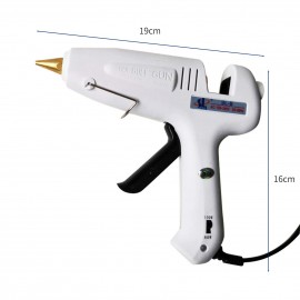 Professional Hot Melt Glue-Gun Dual Power 60W 100W Metal Nozzle with 11pcs Glue Sticks for DIY Arts & Crafts Projects Handcraft Decoration Carpentry Repairs Tool Wood Glass Plastic