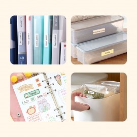 Label Maker Machine Mini Pocket Thermal Label Printer All in One BT Connect 203DPI Prince Tag DIY Date Journal Study Sticker Labeling Machine Compatible with iOS Android for Retail Store Home & Office Organization